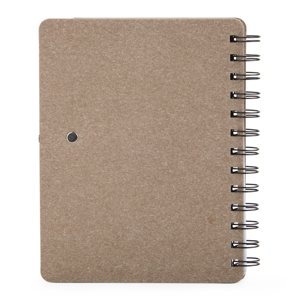 Caderno Kraft B6 com Porta Caneta