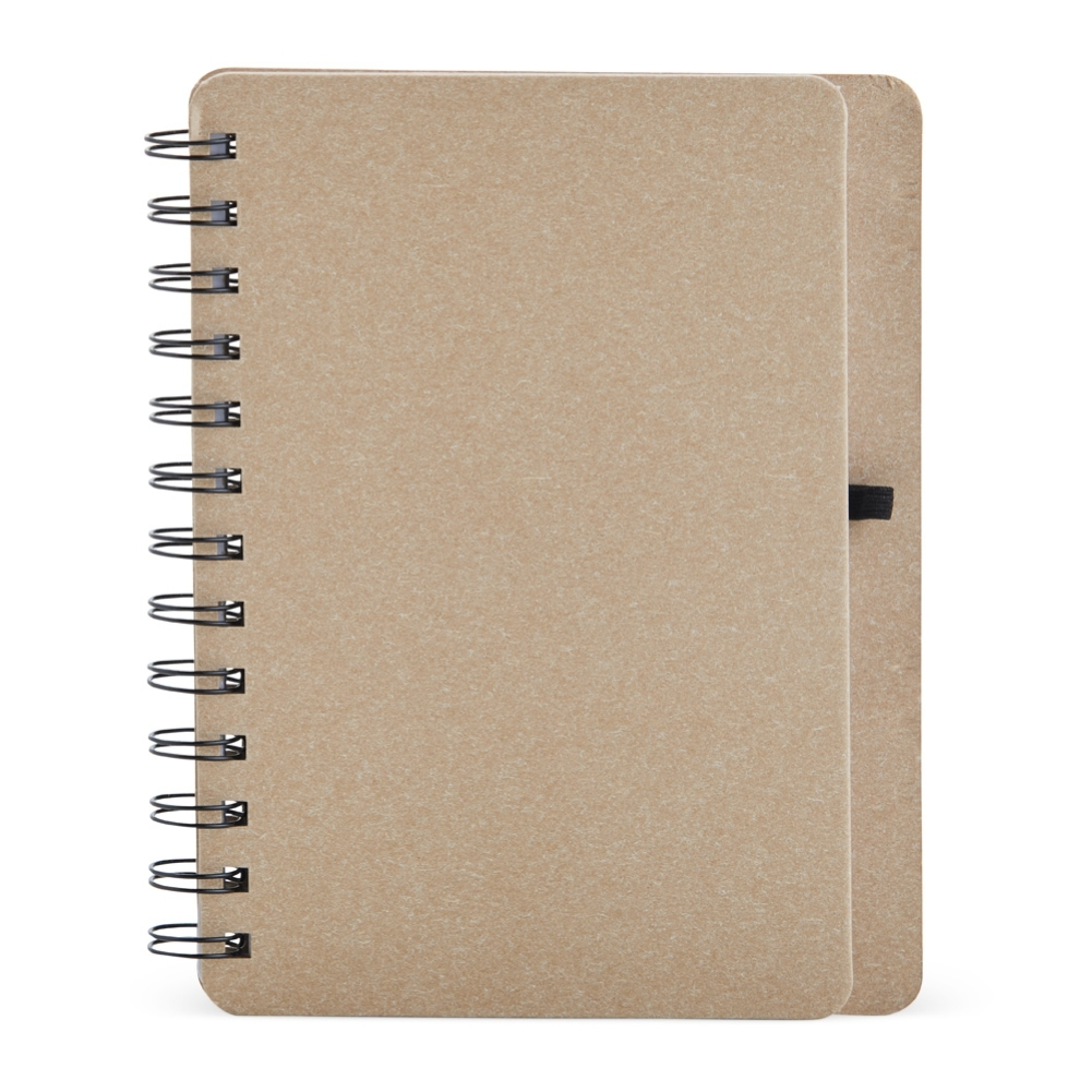 Caderno Kraft B6 com Porta Caneta