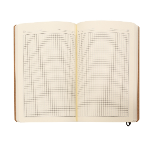 Caderneta em Kraft Quadriculado