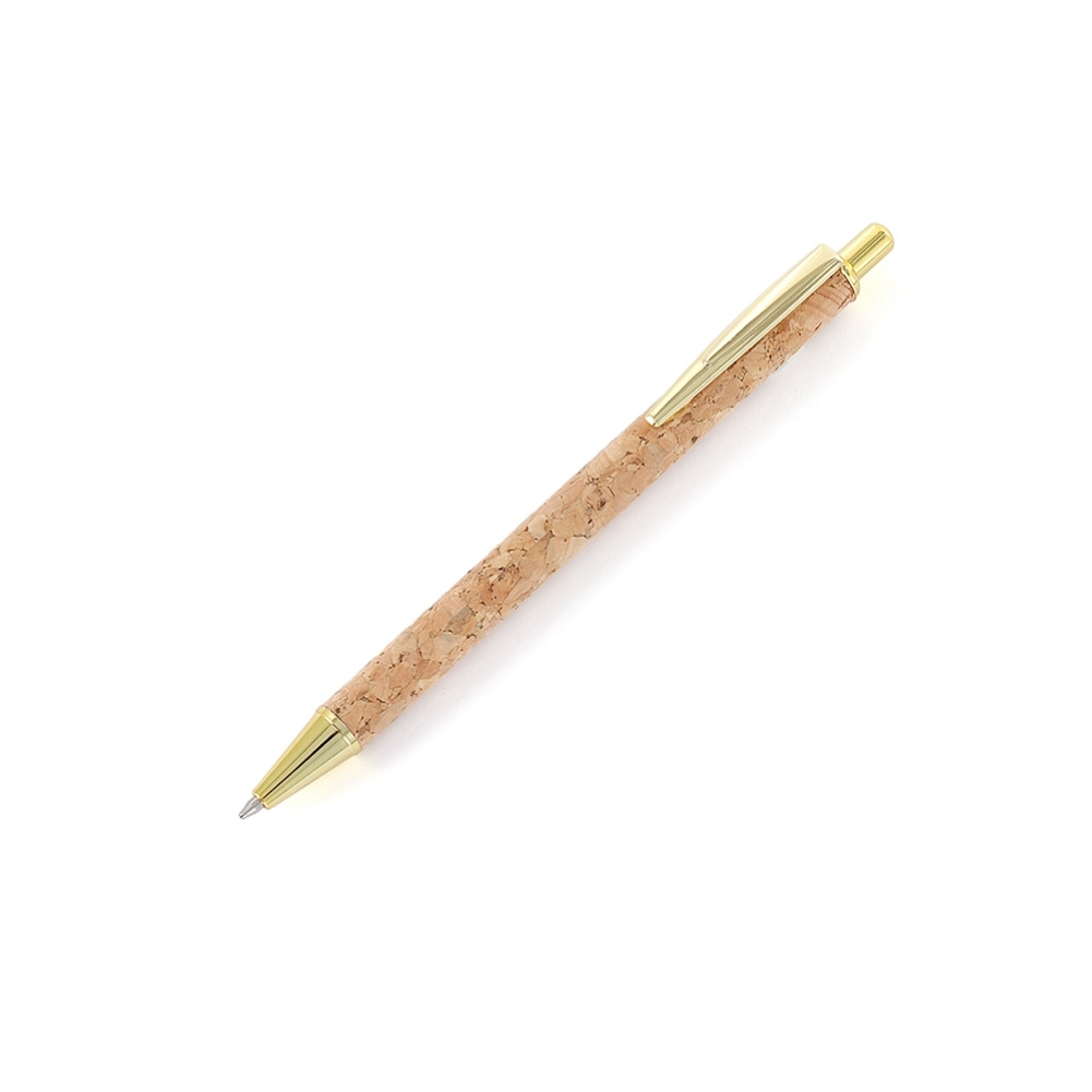 Caneta de Metal e Cortiça