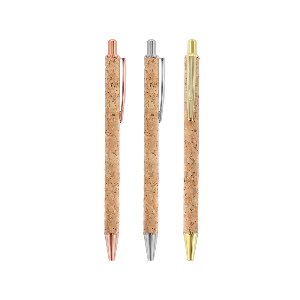 Caneta de Metal e Cortiça