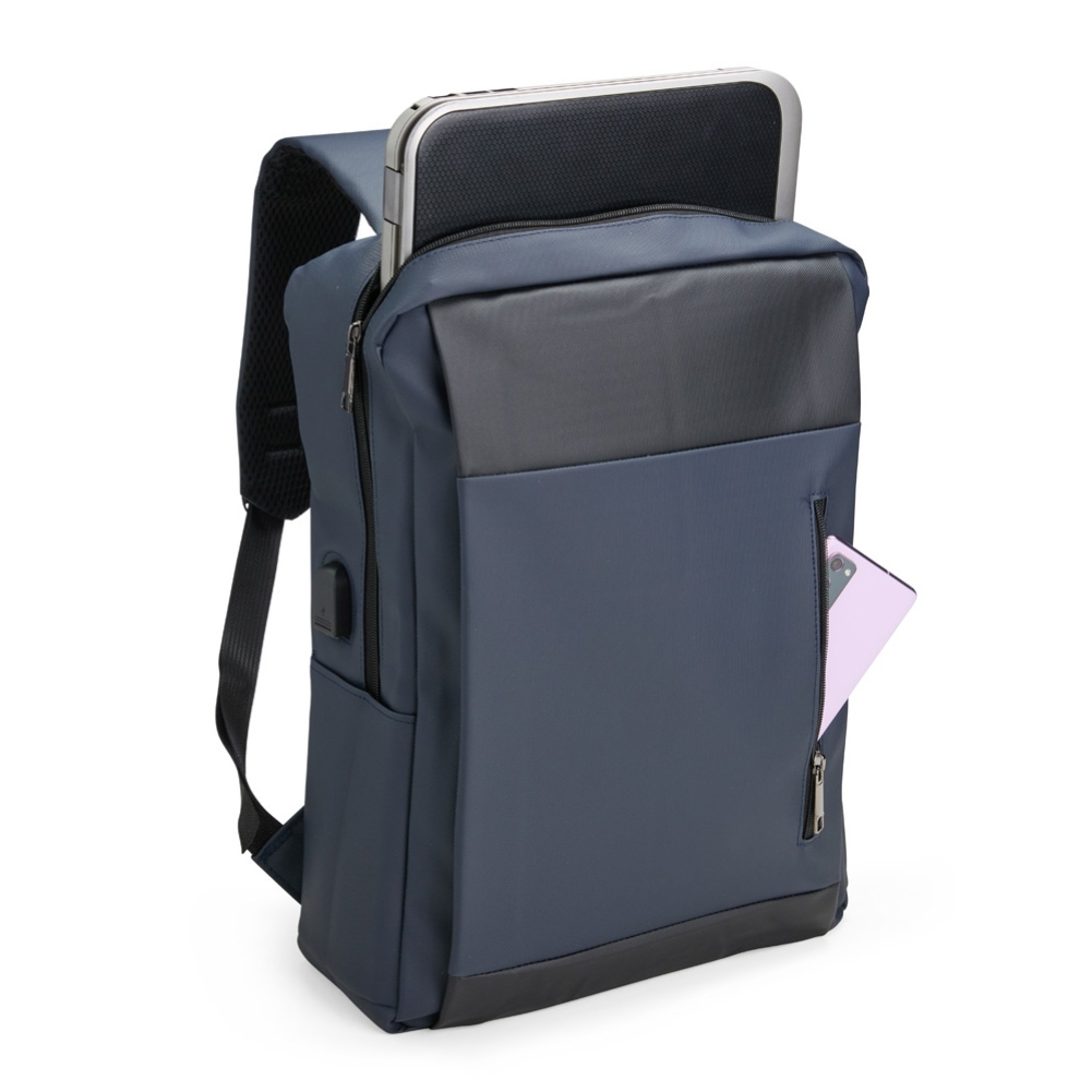 Mochila PU Impermeável Antifurto 22L