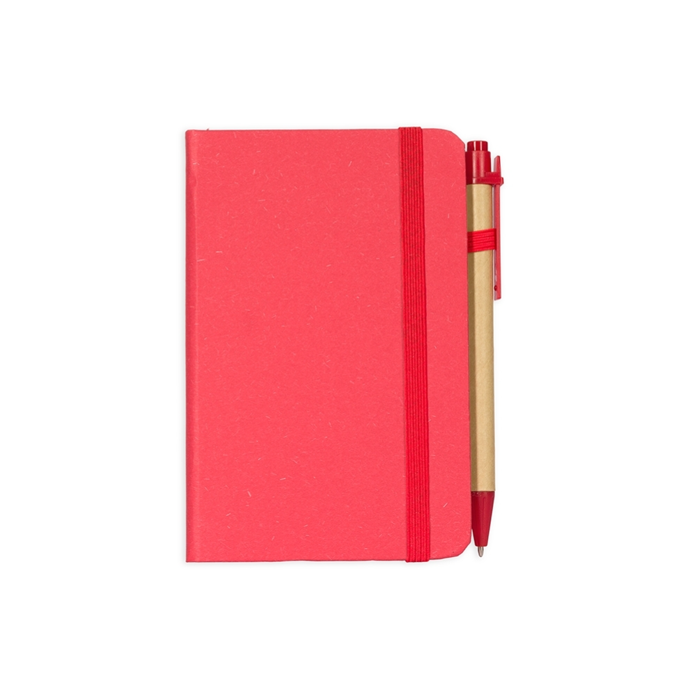 Caderneta Palha de Trigo com Caneta