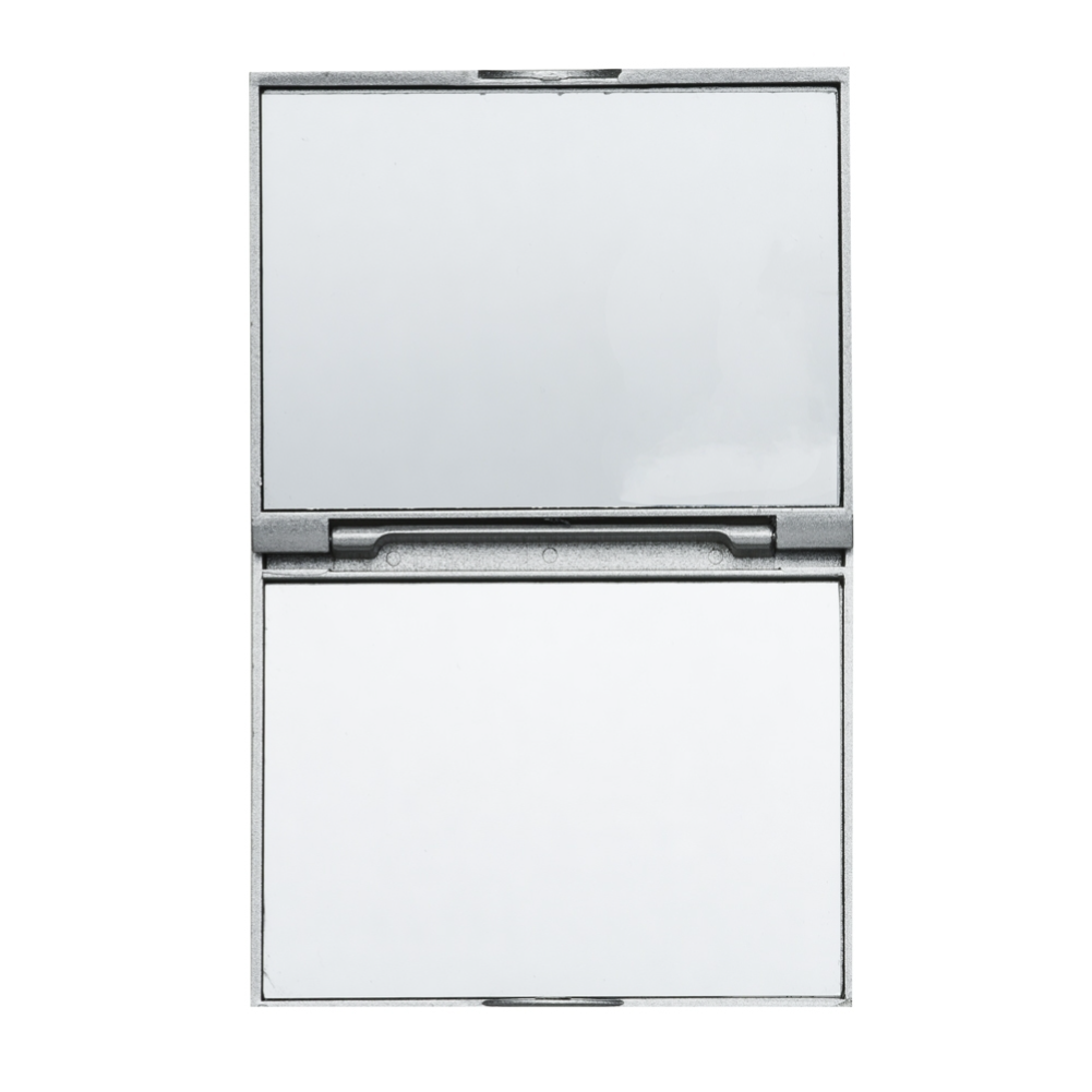 Espelho Plástico Duplo Sem Aumento