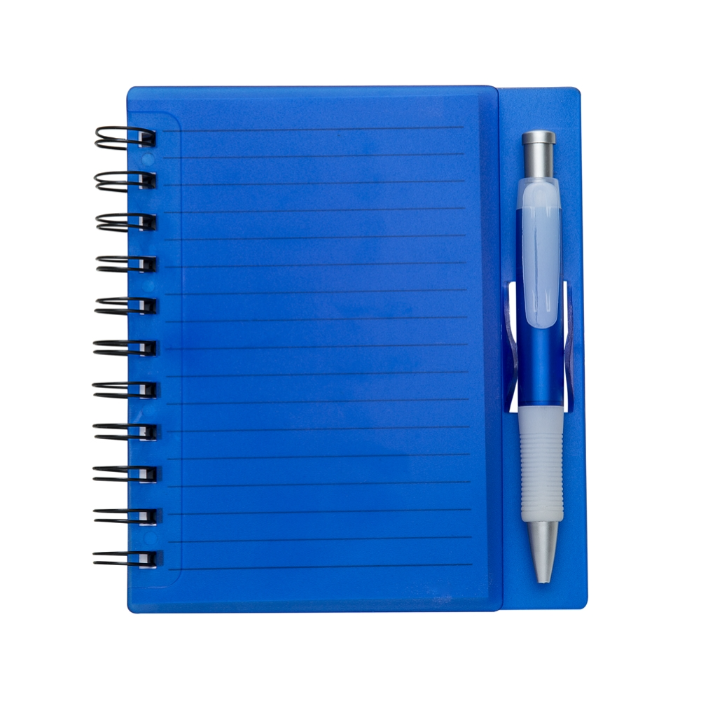 Caderno Plástico com Caneta