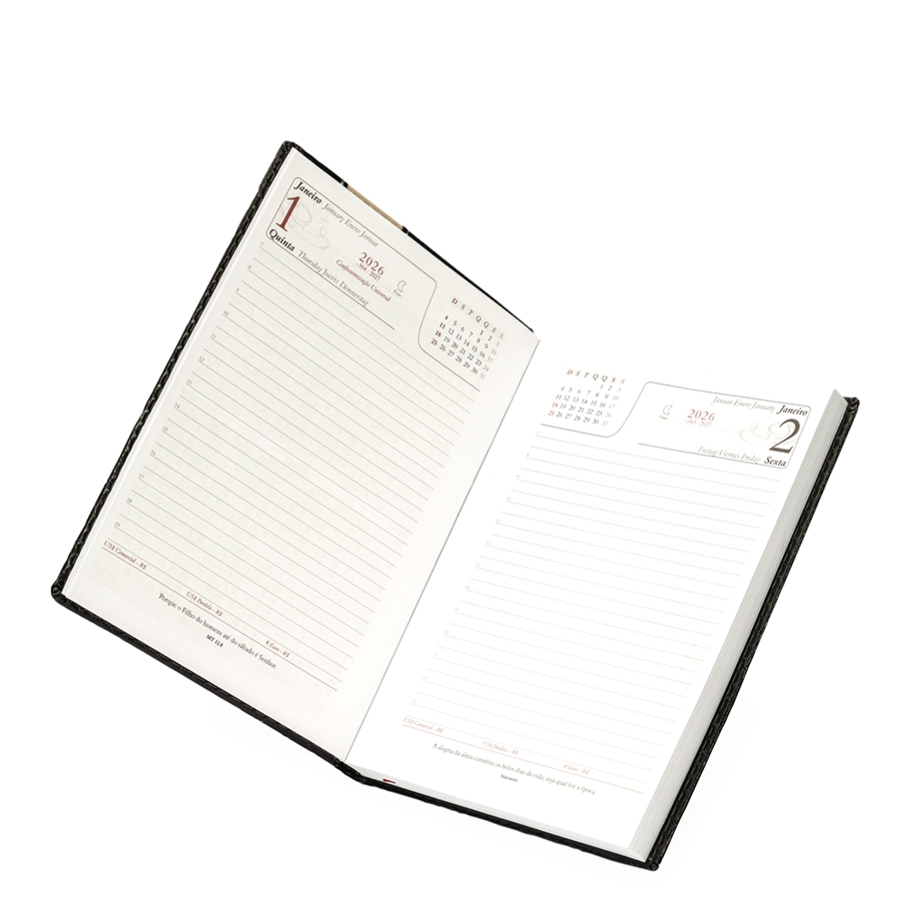 Agenda Couro Sintético 2026