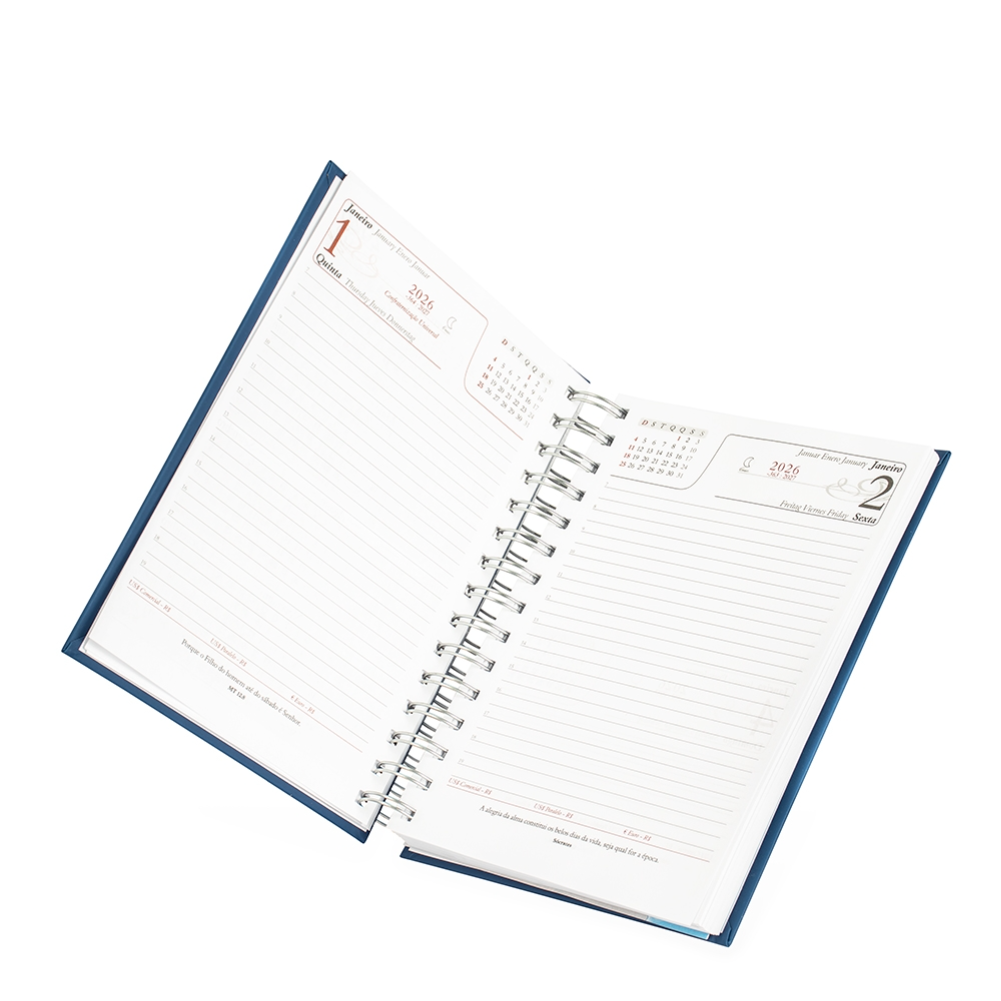 Agenda Diária 2026 Wire-o