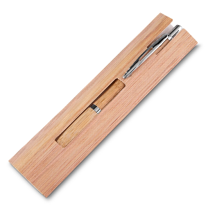Caneta Ecológica de Bambu com Estojo
