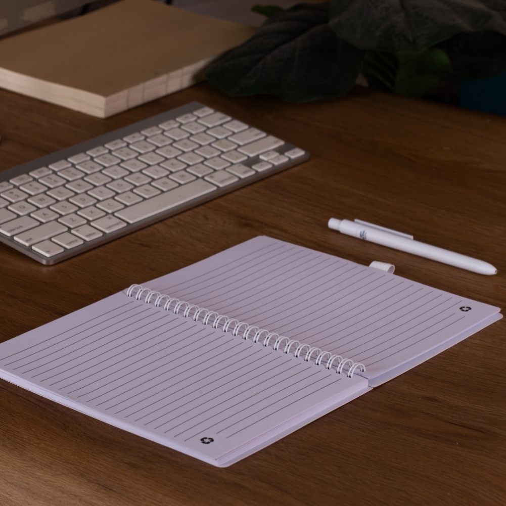 Caderno Antibacteriano com Caneta