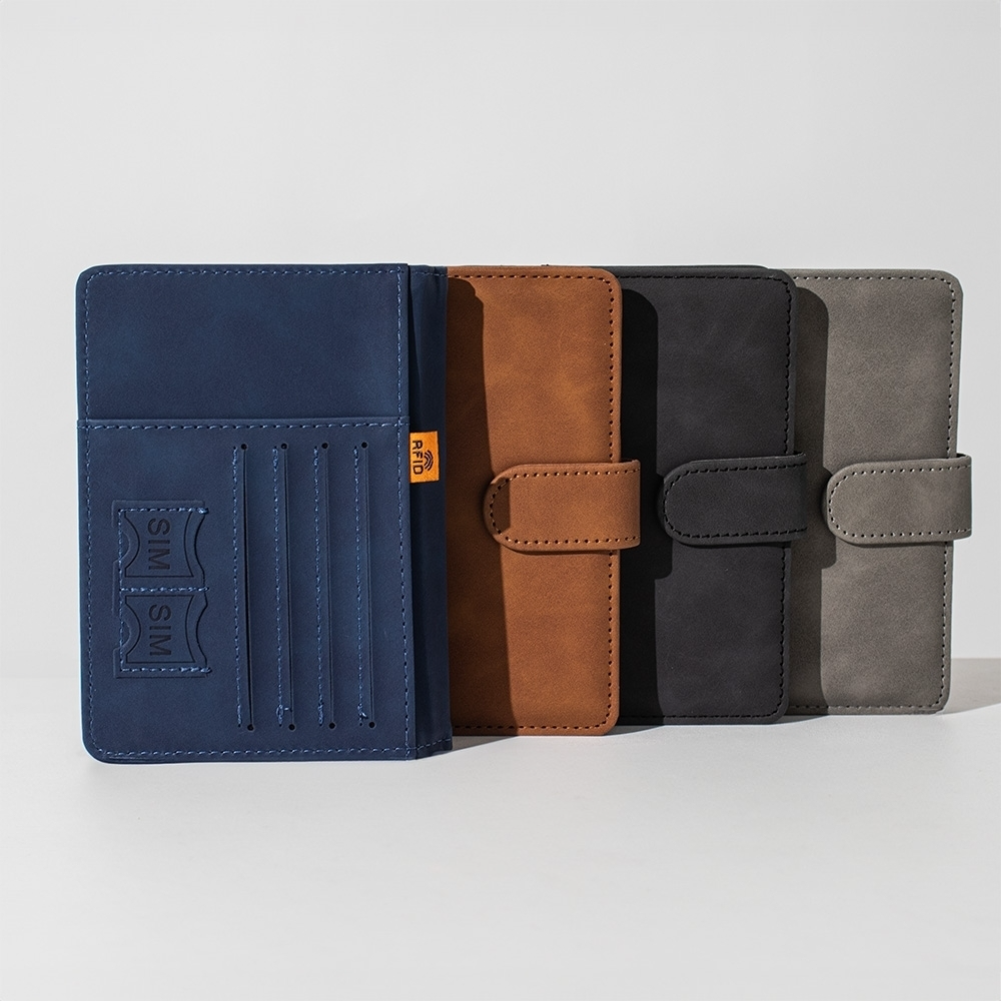 Porta-passaporte em Couro Sintético