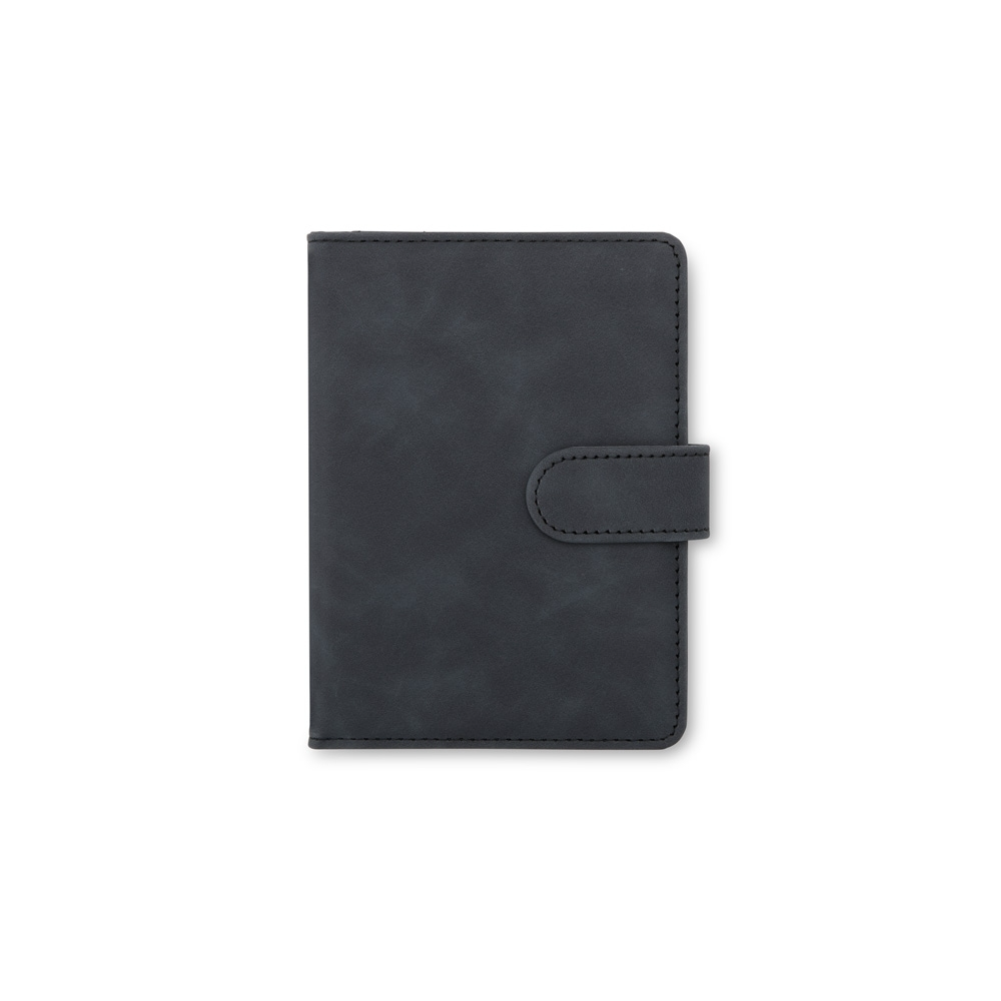 Porta-passaporte em Couro Sintético