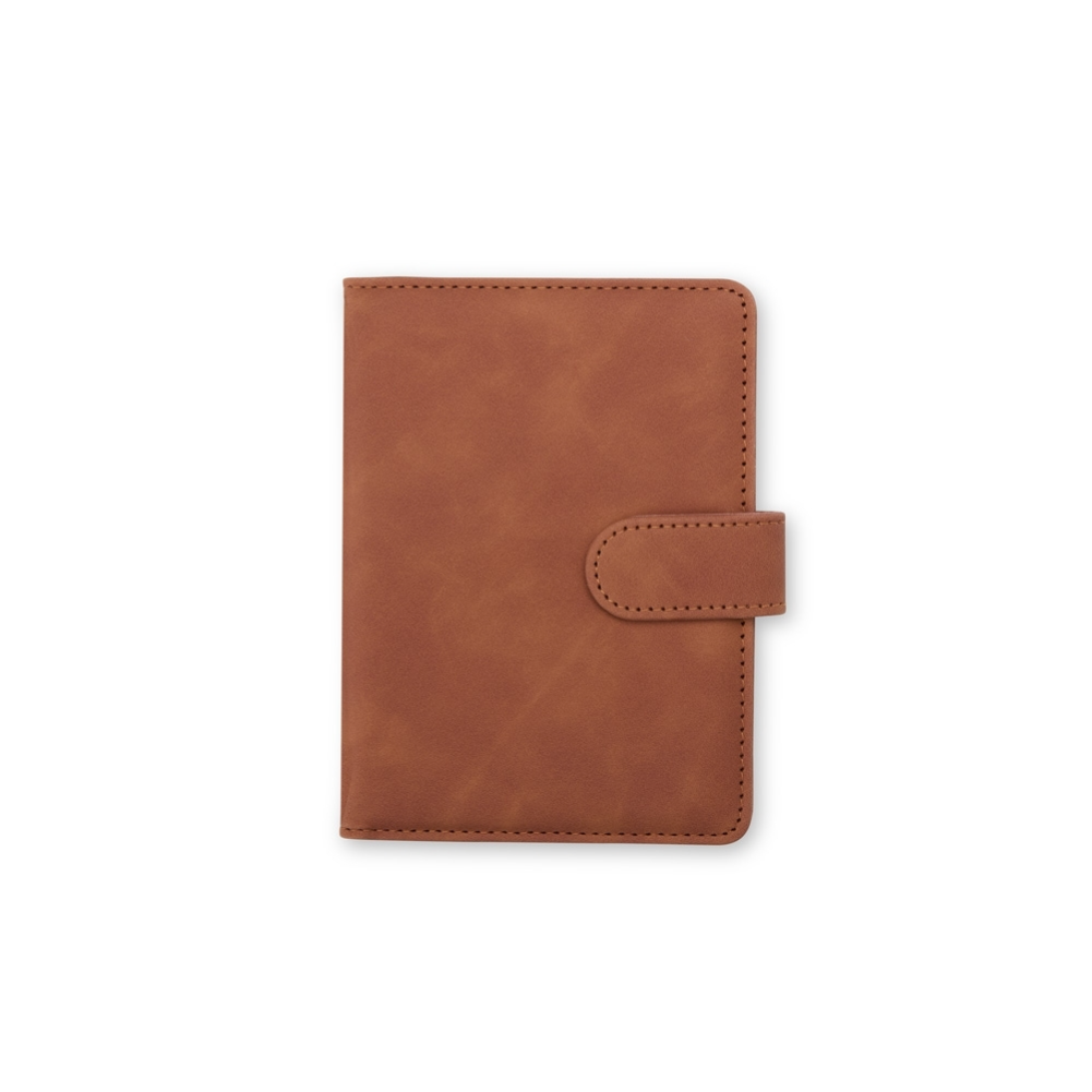 Porta-passaporte em Couro Sintético