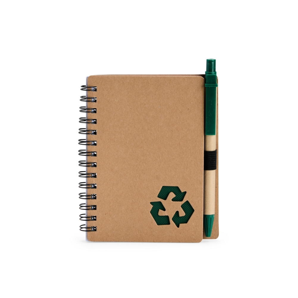 Caderno Ecológico com Caneta