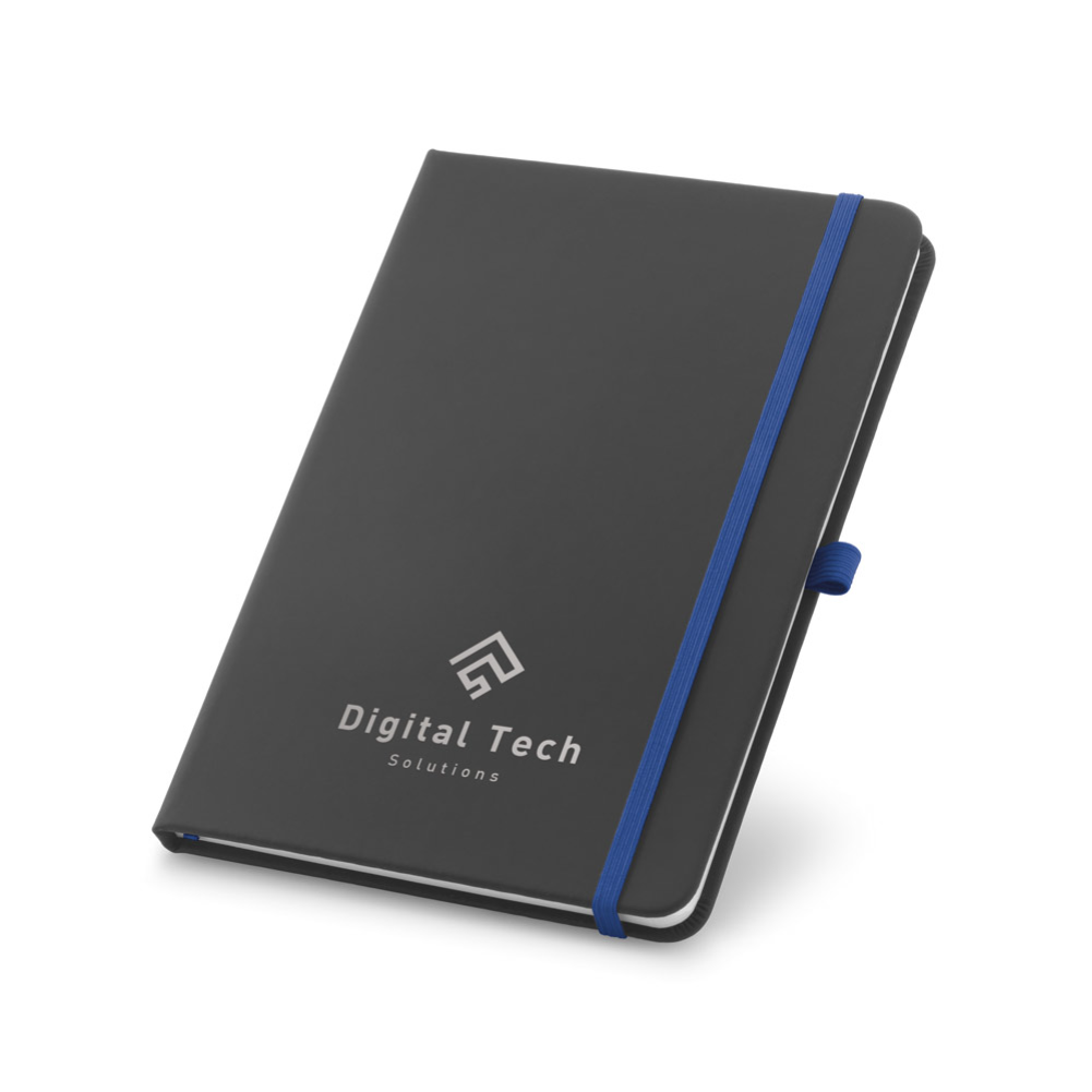 RUIZ. Caderno A6 de capa dura em c.sintético com páginas pautadas