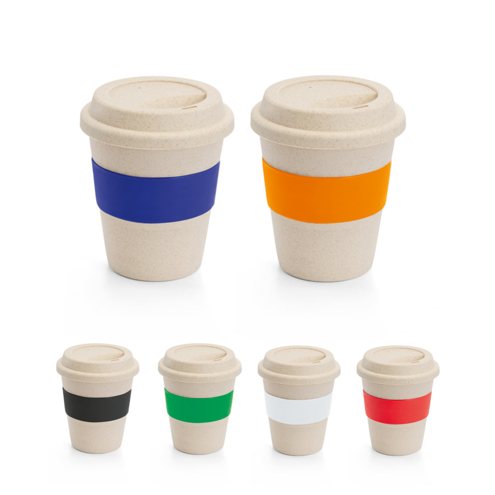 LATTE. Copo de viagem em fibra de bambu