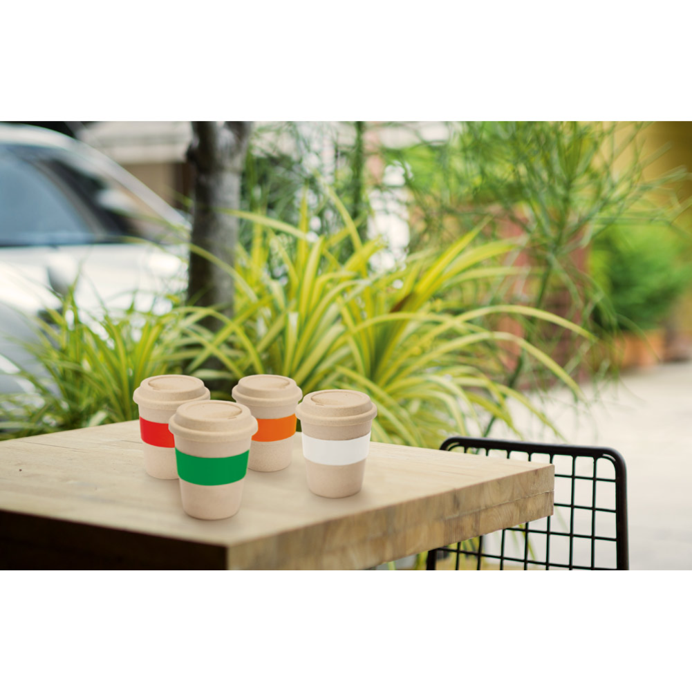 LATTE. Copo de viagem em fibra de bambu