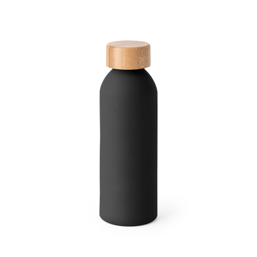 QUETA SOFT. Squeeze em alumínio com acabamento emborrachado (550 mL)