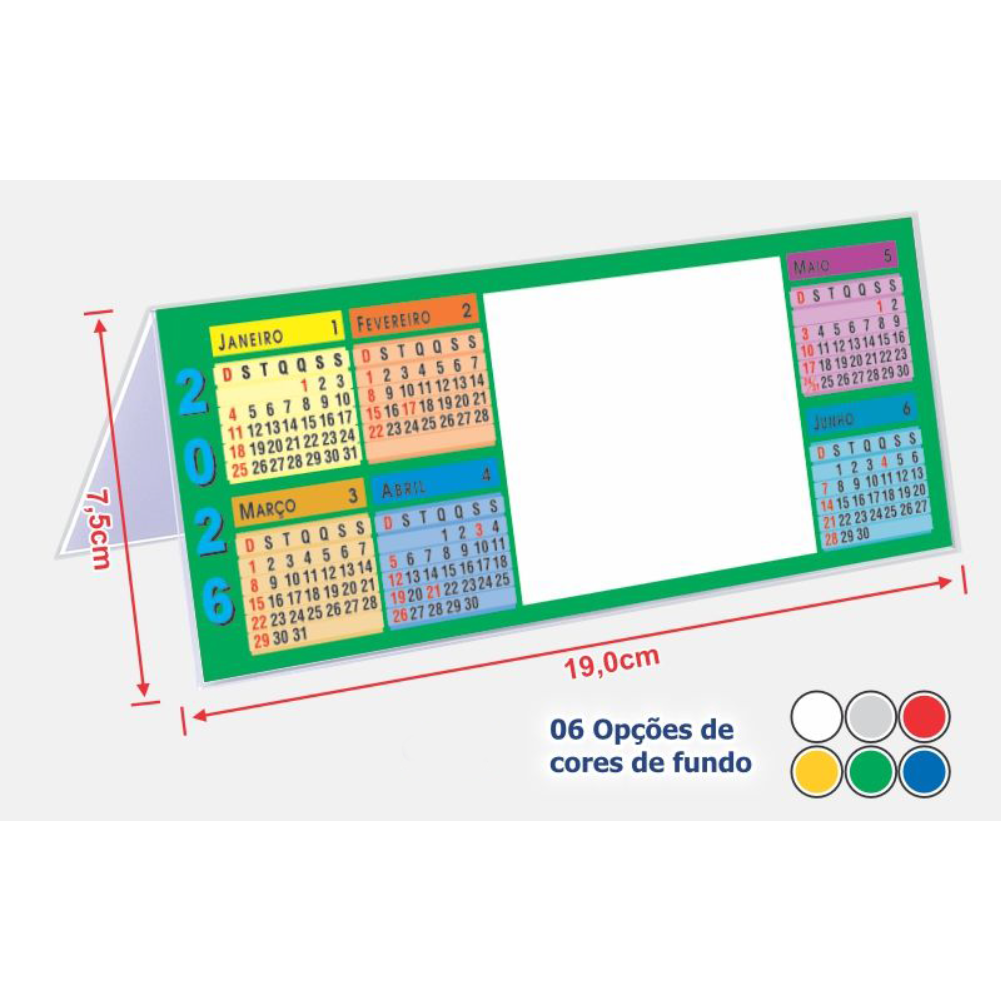 Calendário de Mesa Vega – CA-01