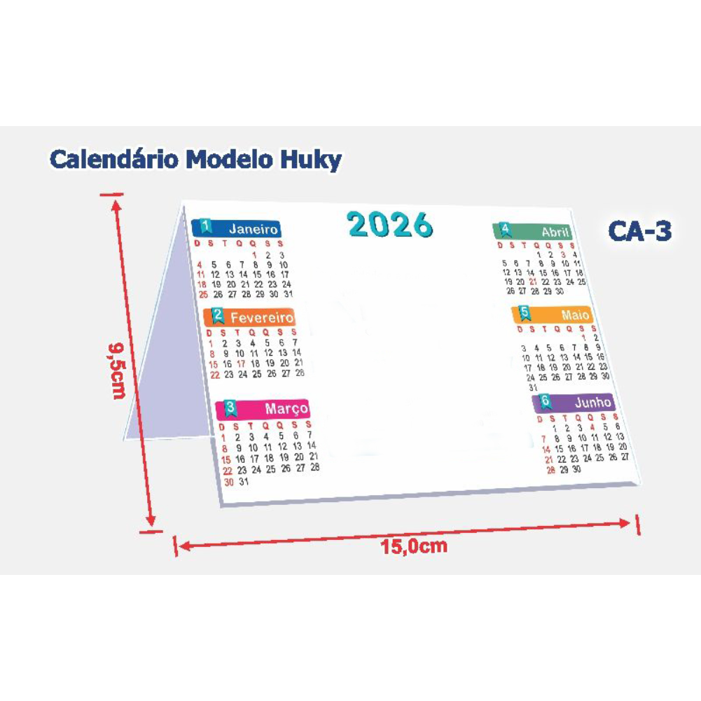 Calendário de Mesa Lyra – CA-02