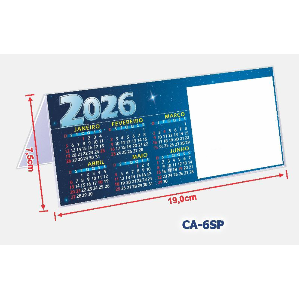Calendário de Mesa Sirius – CA-06