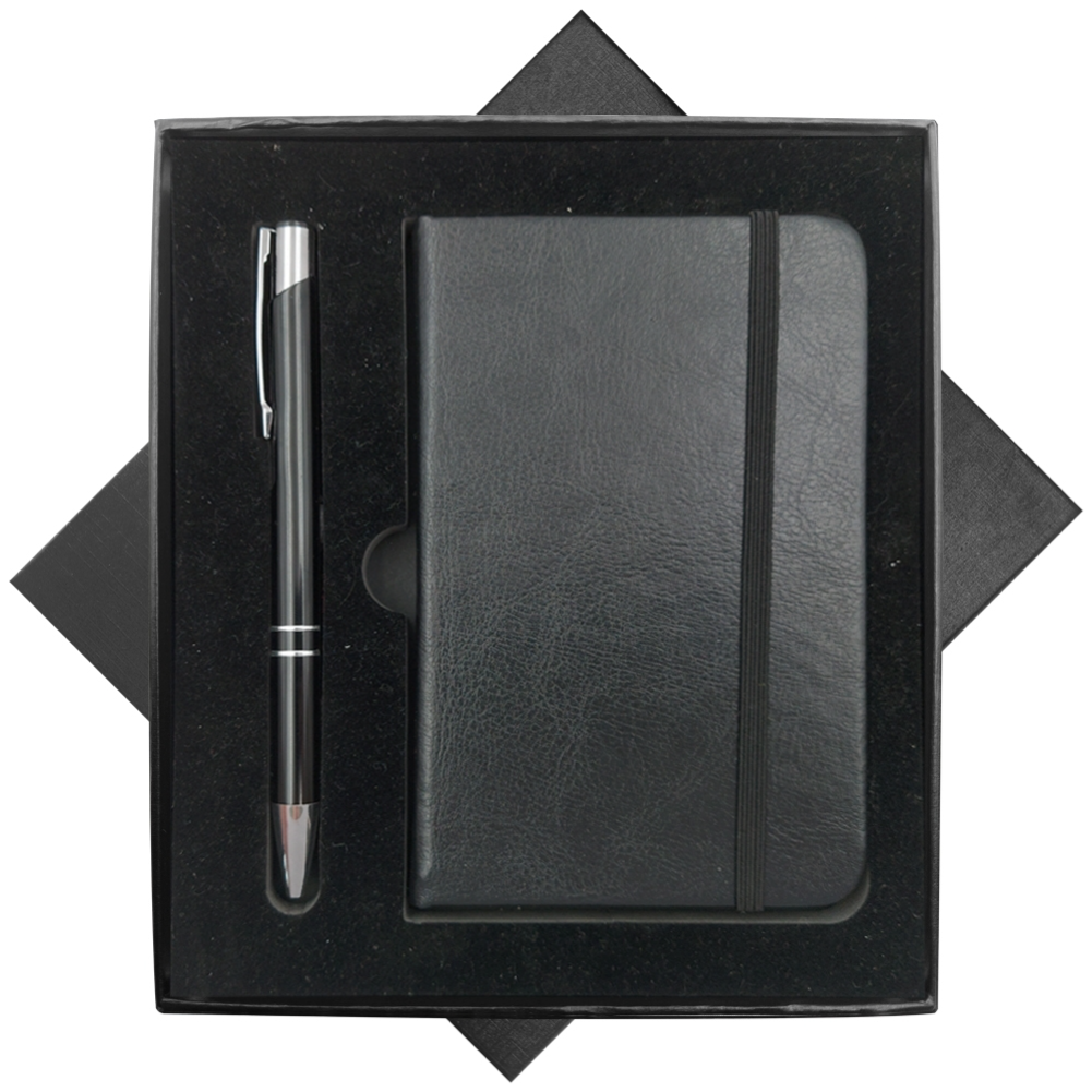 Bloco de Notas Com Caneta e Caixa