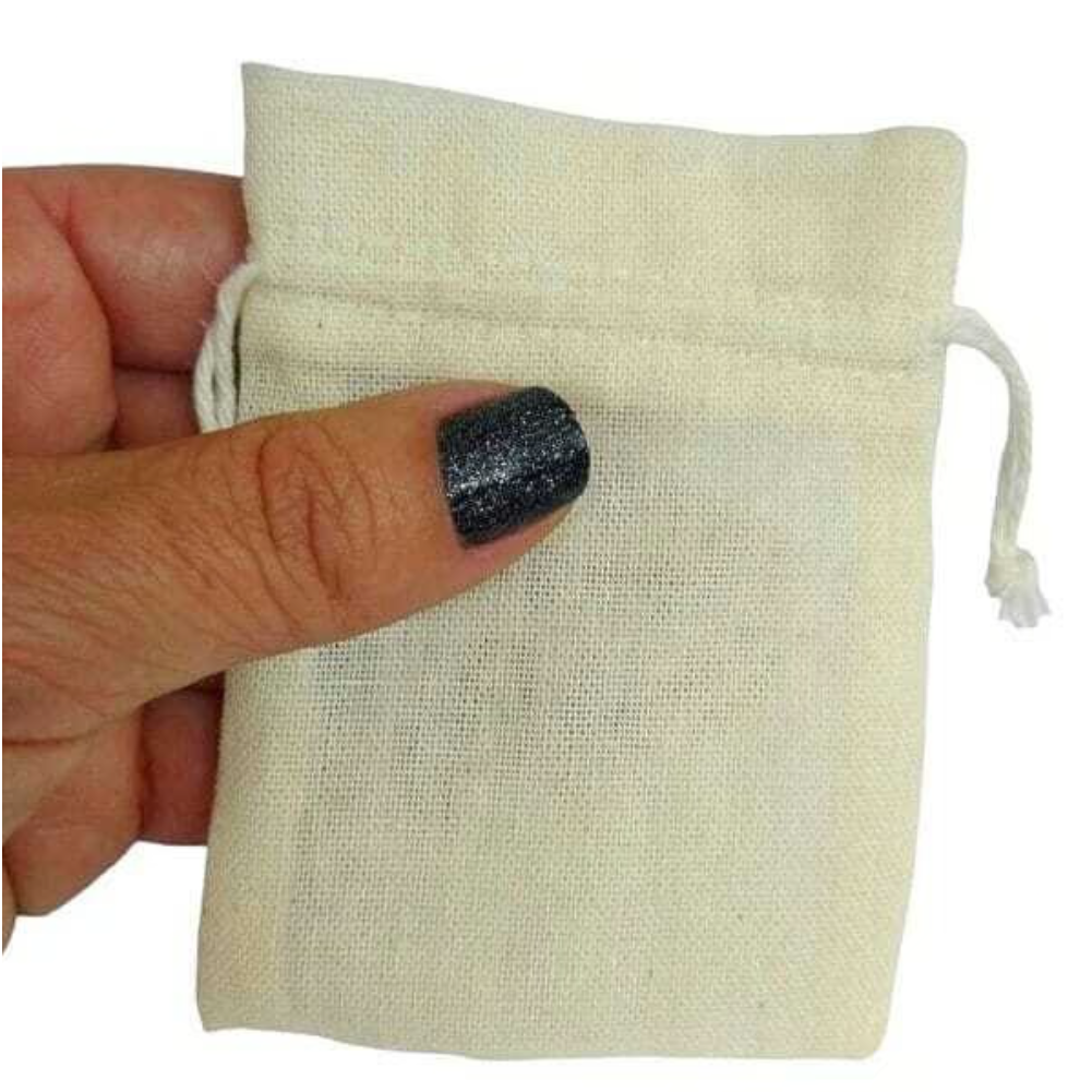 Saquinho de Algodão Crú 06x08cm