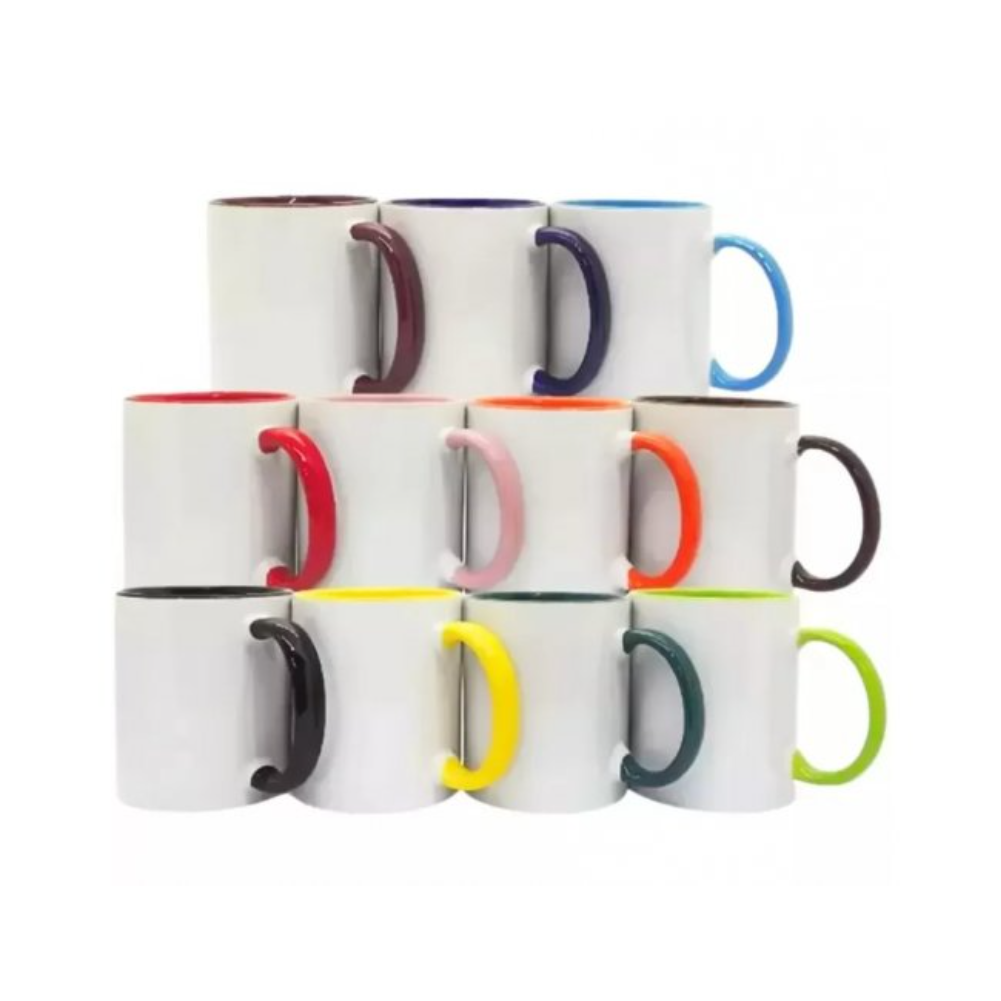 Caneca Interna e Alça normal Colorida 325ML