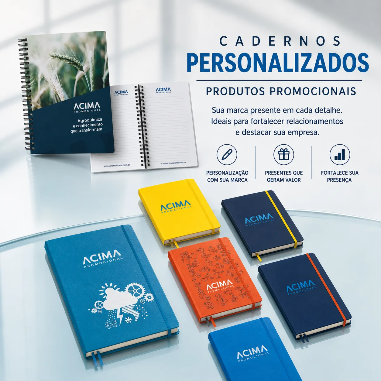 cadernos e moleskines